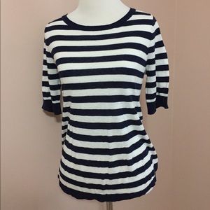 Boden Blue White Striped Sweater 12